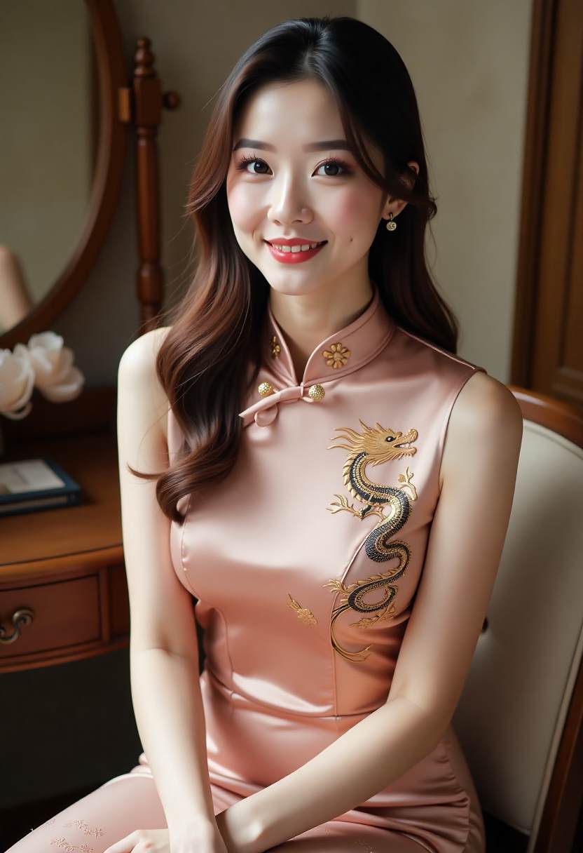偏殿门外并列的秀女榜与仓册